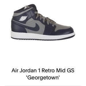 Air Jordan 1 Retro mid GS “Georgetown” size 6Y